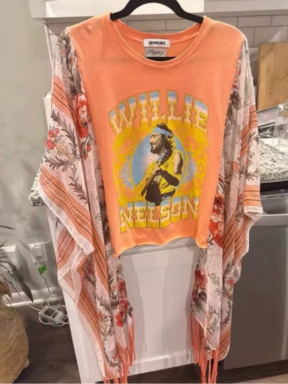 Willie Nelson Boho Graphic Shirt